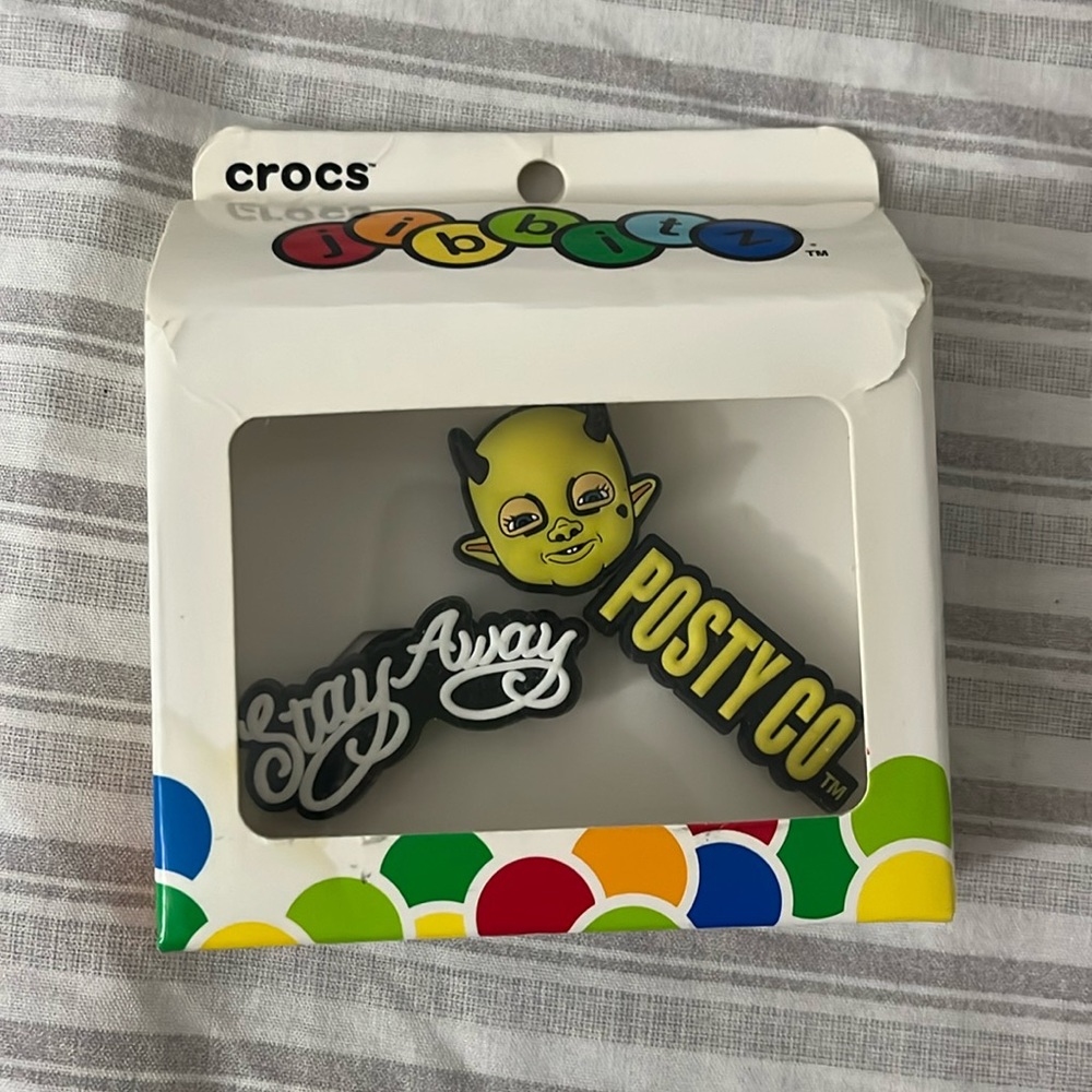 Limited Edition Post Malone x Crocs Jibbitz 3 Pack Shoe Clog Charms